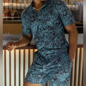 RomperJack NWT bandanna romper size L